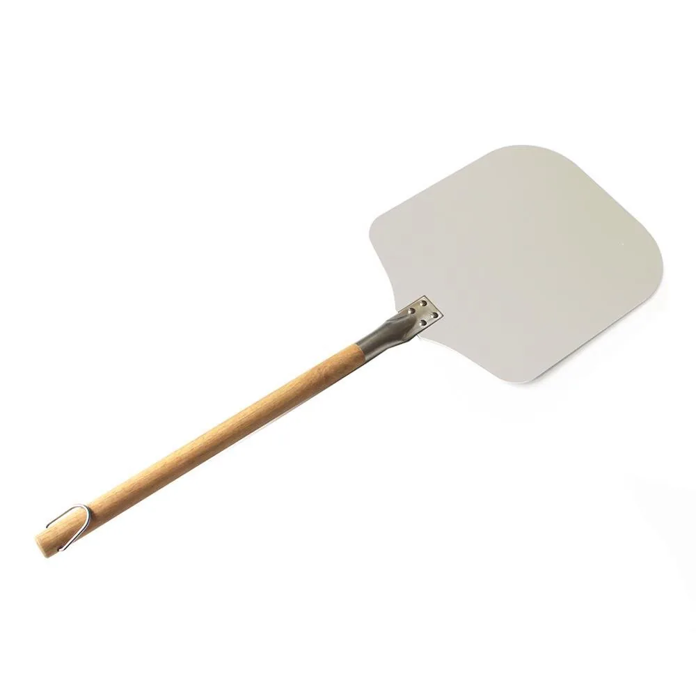 12" x 14" Perforated Pizza Shovel with Wooden Handle wholesale product image 2