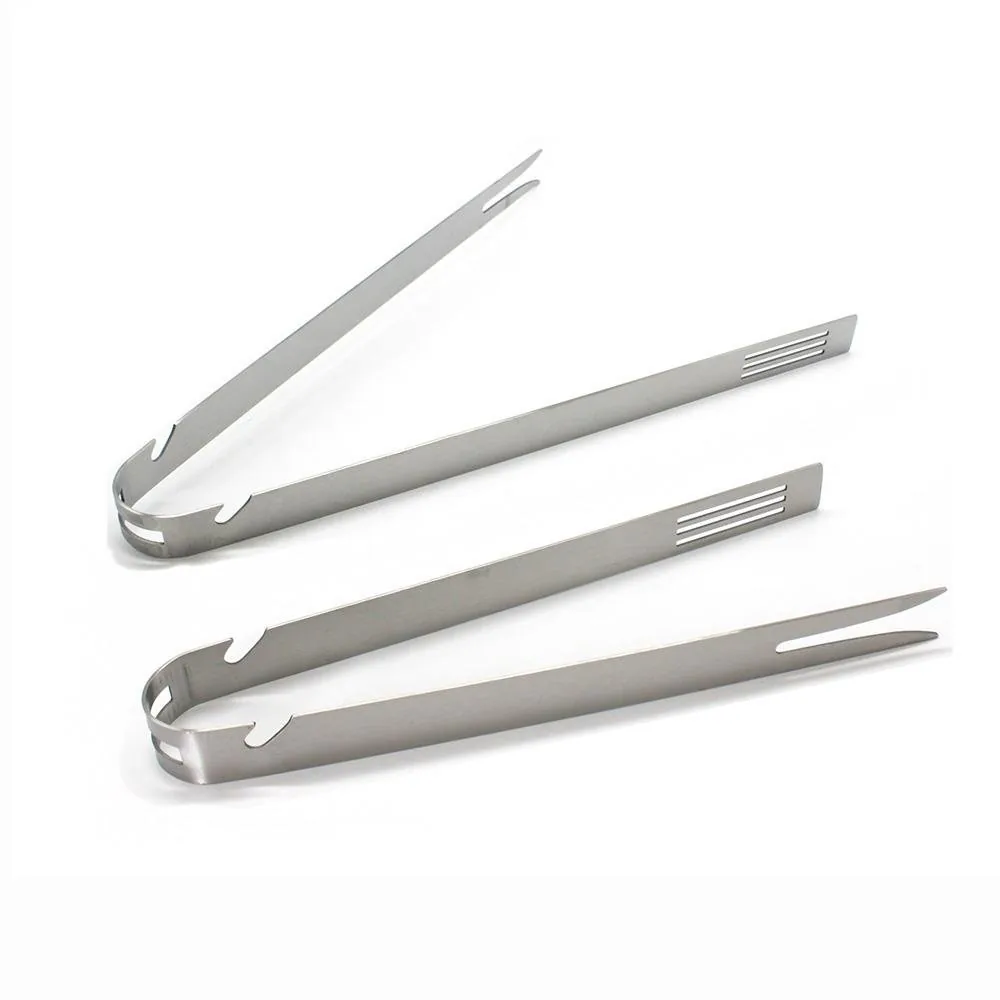 Pinze per girare salsicce BBQ 38,5 cm | Pinze da portata in acciaio inox immagine prodotto all'ingrosso 1