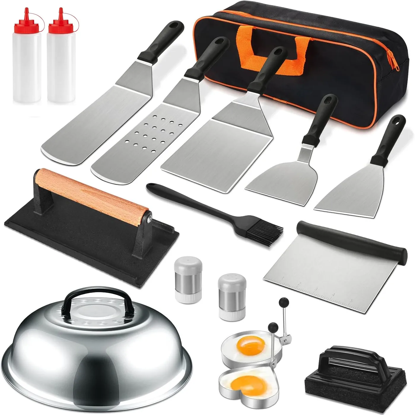 Kit accessori per piastra da 17 pezzi con borsa immagine prodotto all'ingrosso 1