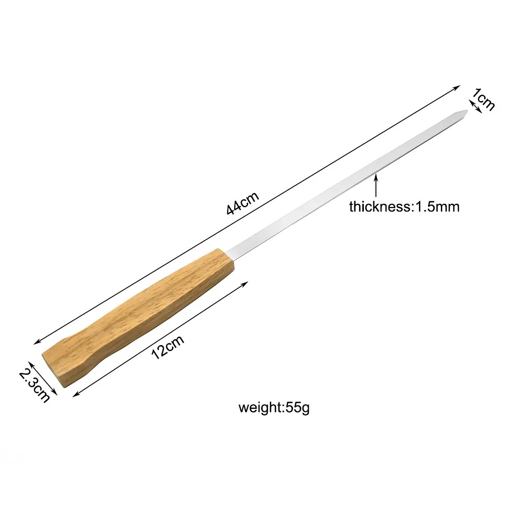 8 Pack Reusable Kabob BBQ Skewers with Storage Bag - wholesale product image 5