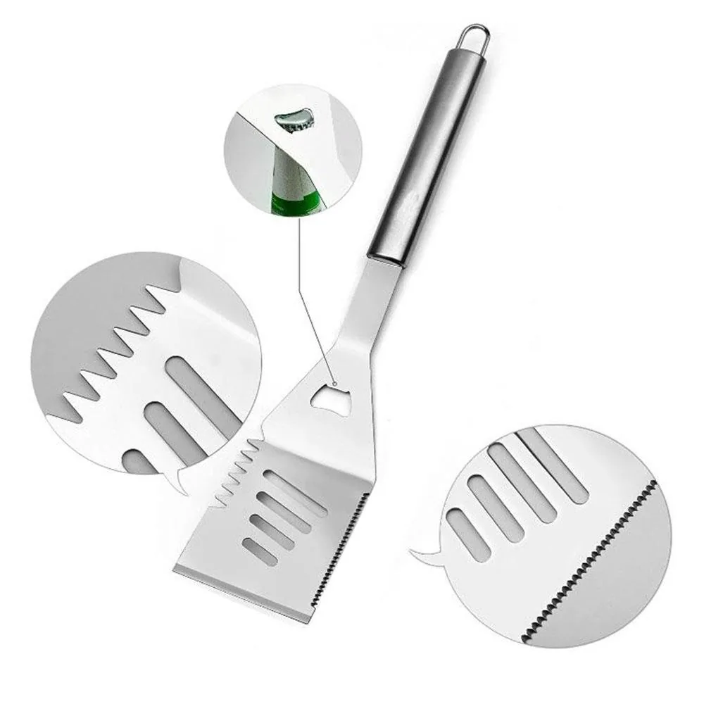 Set da barbecue da 8 pezzi con borsa portaoggetti - immagine 3