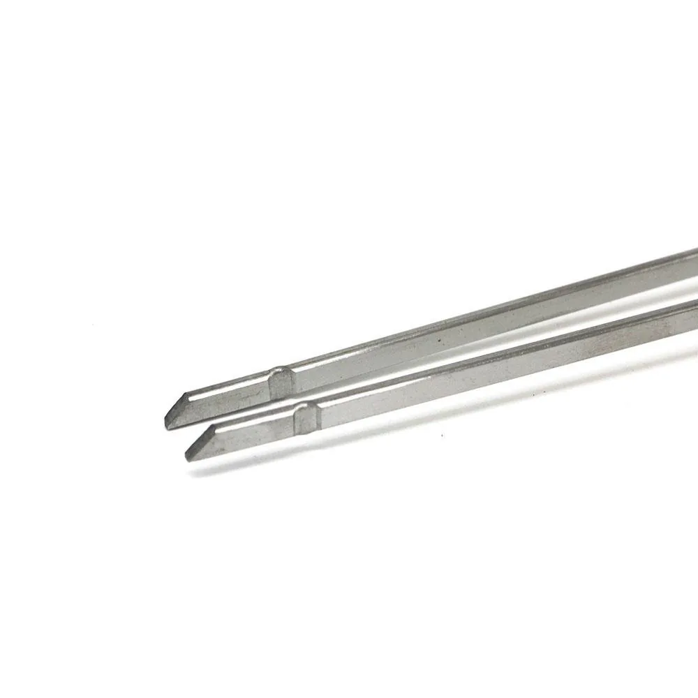 Spiedo per BBQ con spingitore – Forcella in acciaio inox immagine prodotto all'ingrosso 4