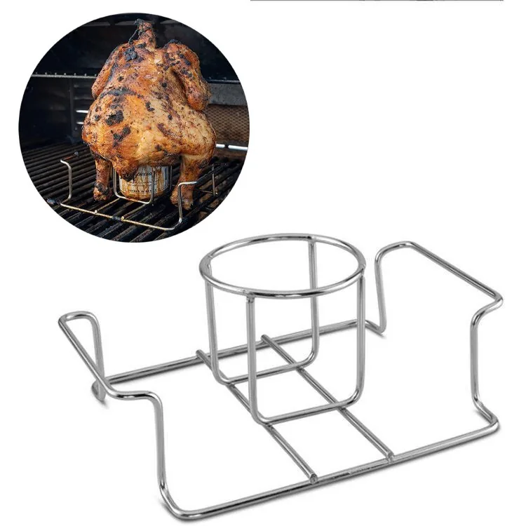 Giá Nướng Gà Bia Đế Nướng Gà Cho Lò Nướng & Vỉ Nướng Inox hình ảnh sản phẩm bán buôn 1