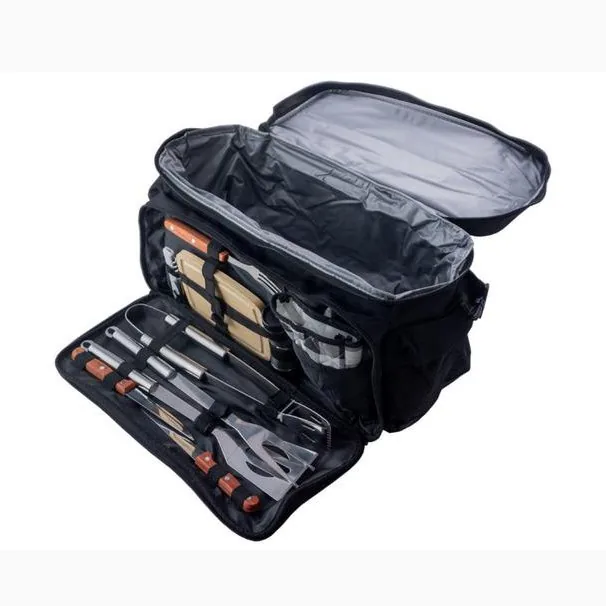 Cooler Storage Bag with 12 Pc BBQ Grilling Utensils Set wholesale product image 2
