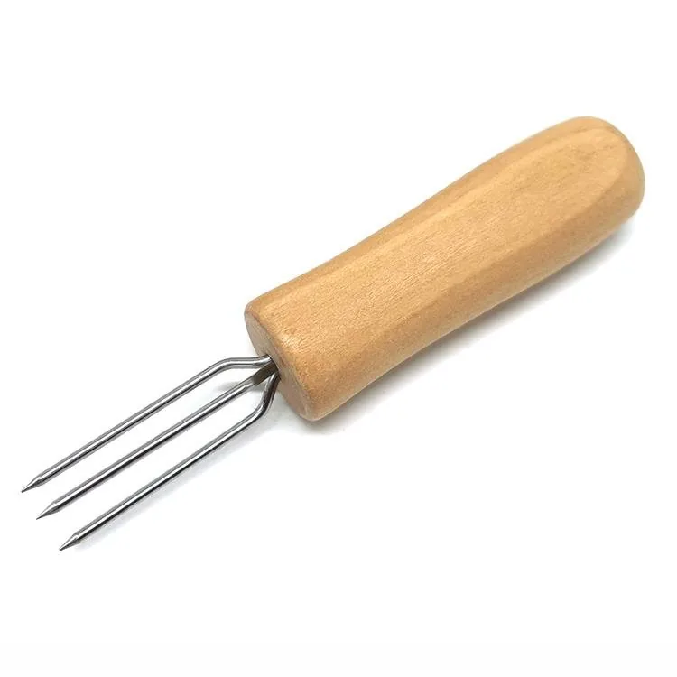 Corn Holder Fork with Wooden Handle wholesale product image 3