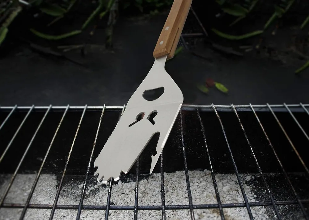 Paletta per barbecue personalizzata con manico in legno – immagine 5