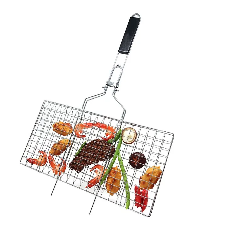 Fish Vegetable Grill Basket for Outdoor Grills Stainless Steel wholesale product image 2