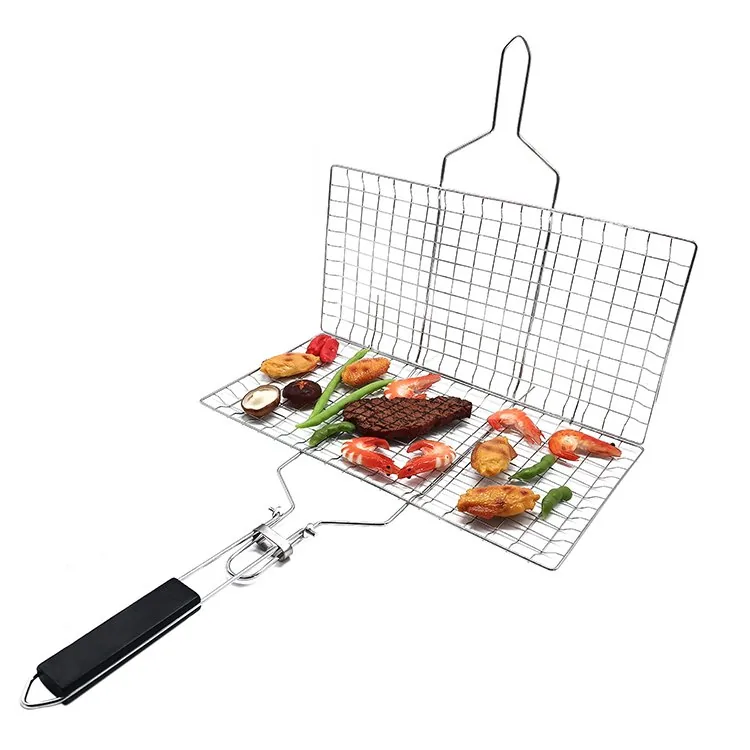 Fish Vegetable Grill Basket for Outdoor Grills Stainless Steel wholesale product image 4