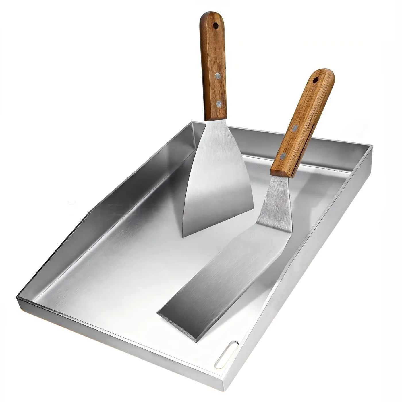 Piano cottura per griglie in acciaio inox set completo immagine 1