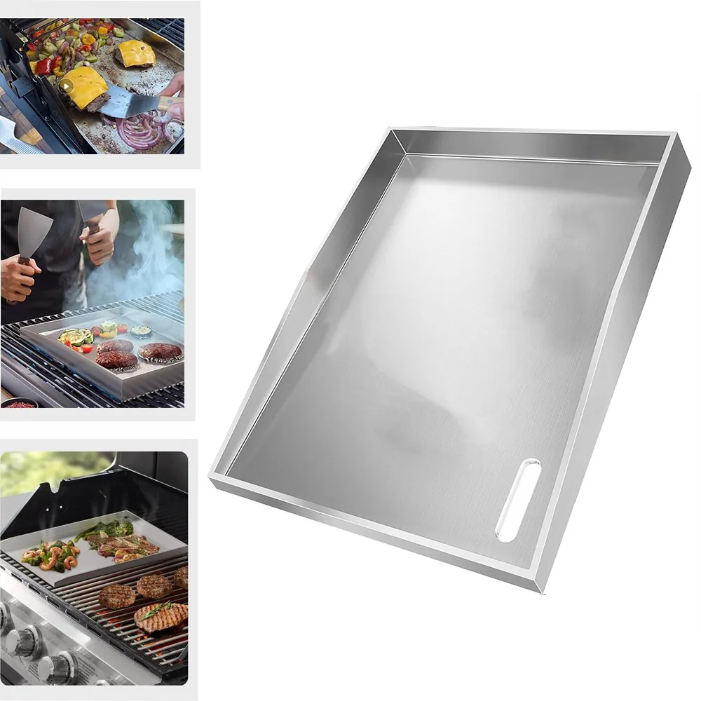 Griddle Flat Top for Grills Stainless Steel Set wholesale image 4