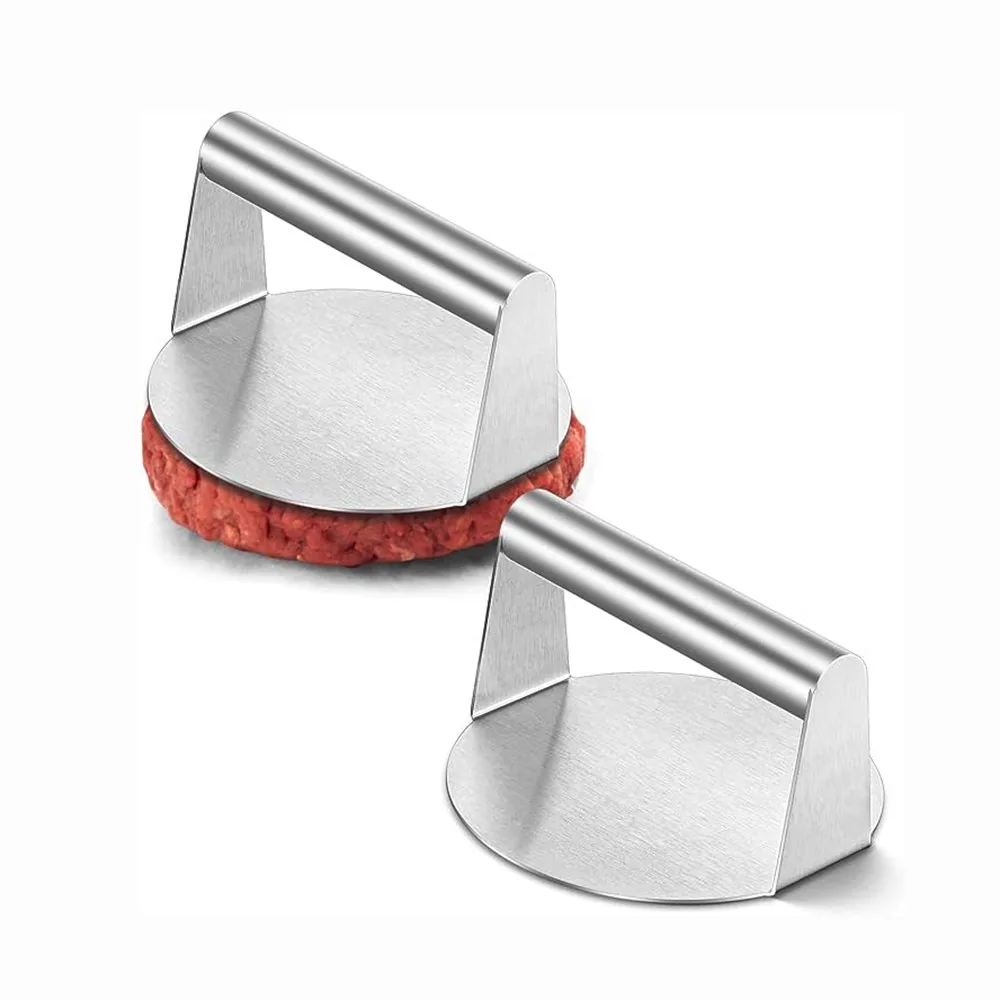 Presse à steak haché | Moule à burger en acier inoxydable pour cuisine image produit en gros 1