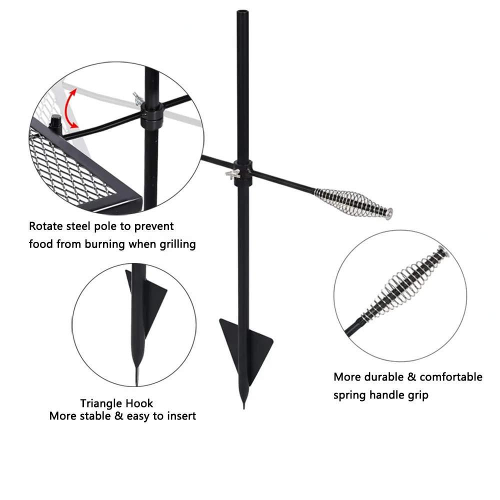 Campfire Grill Grate with Adjustable Height wholesale product image 4