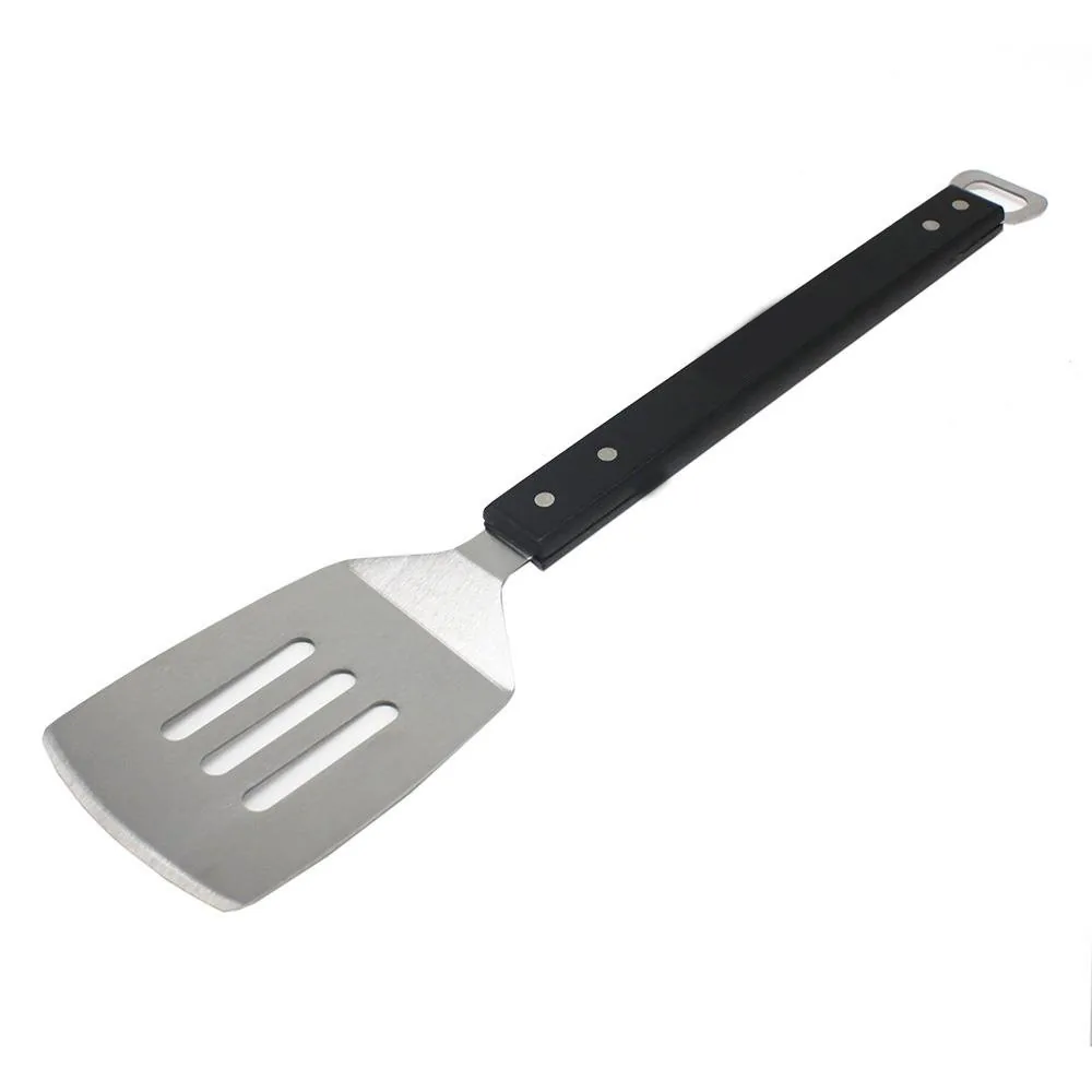 Spatola per BBQ in acciaio inox 430 con manico in legno - immagine prodotto 1