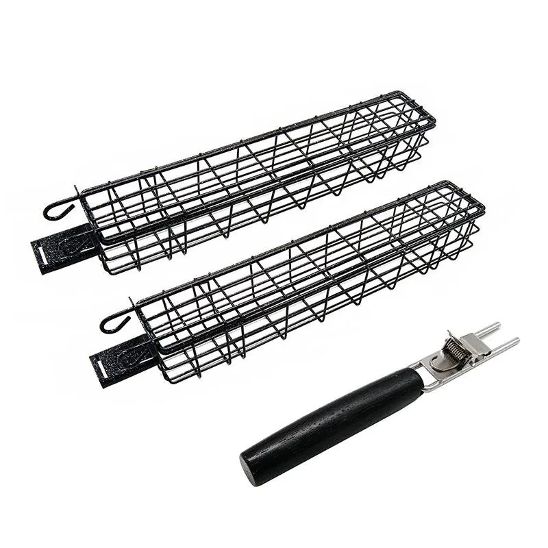 Cestos para Espetos Antiaderentes - Conjunto para Churrasco - imagem 3