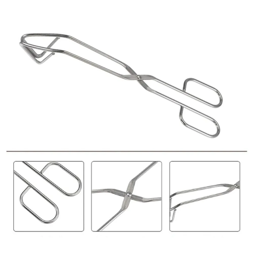 Multifunction Grill Tongs Clips Set 2 Pcs | Stainless Steel wholesale product image 5