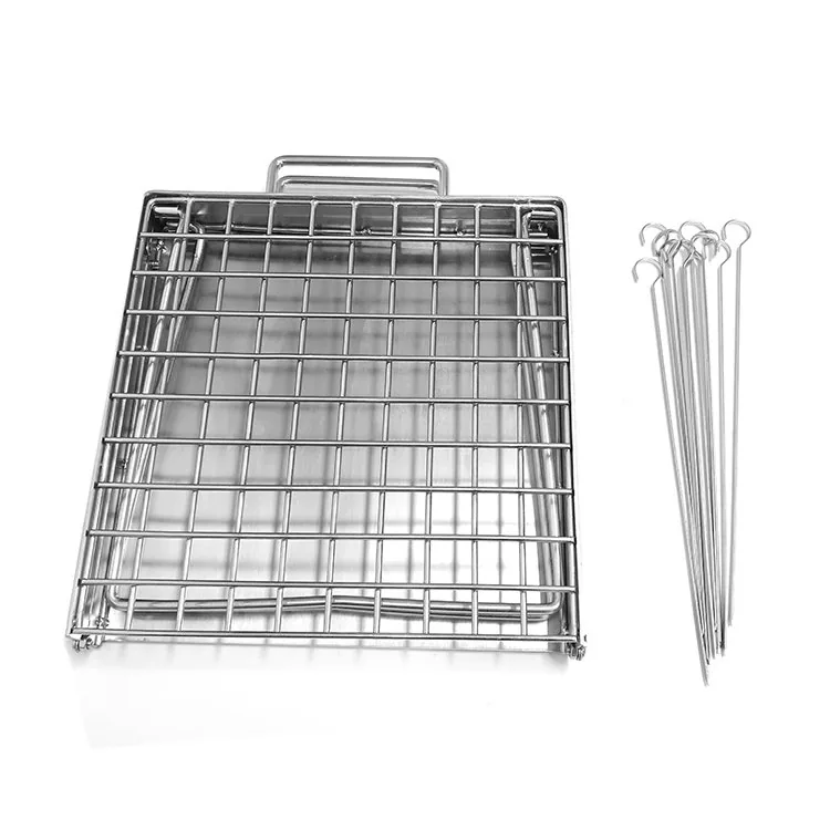 Bộ giá nướng lửa trại ngoài trời kèm túi đựng thép không gỉ ảnh sản phẩm bán buôn 4
