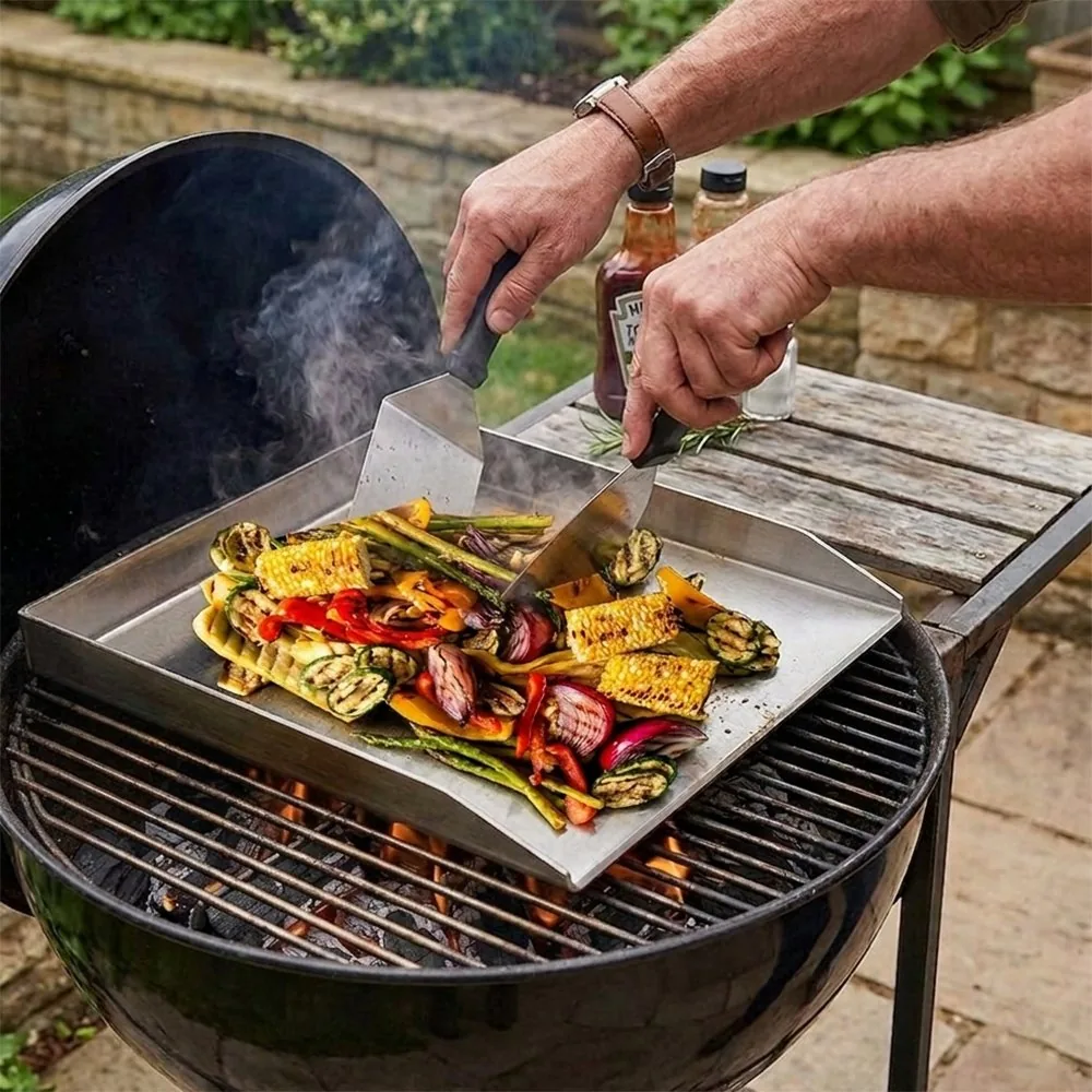 Bộ nướng phẳng Flat Top Griddle – Mâm thép không gỉ ảnh sản phẩm bán buôn 5