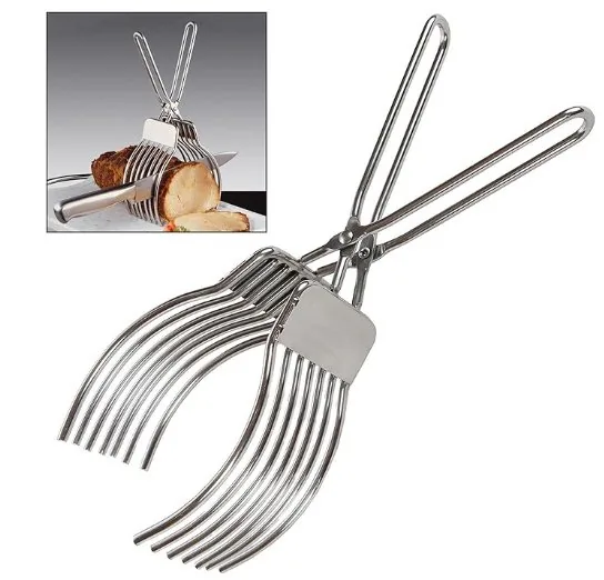 Stainless Steel Meat Bread Cutting Tongs wholesale product image 2