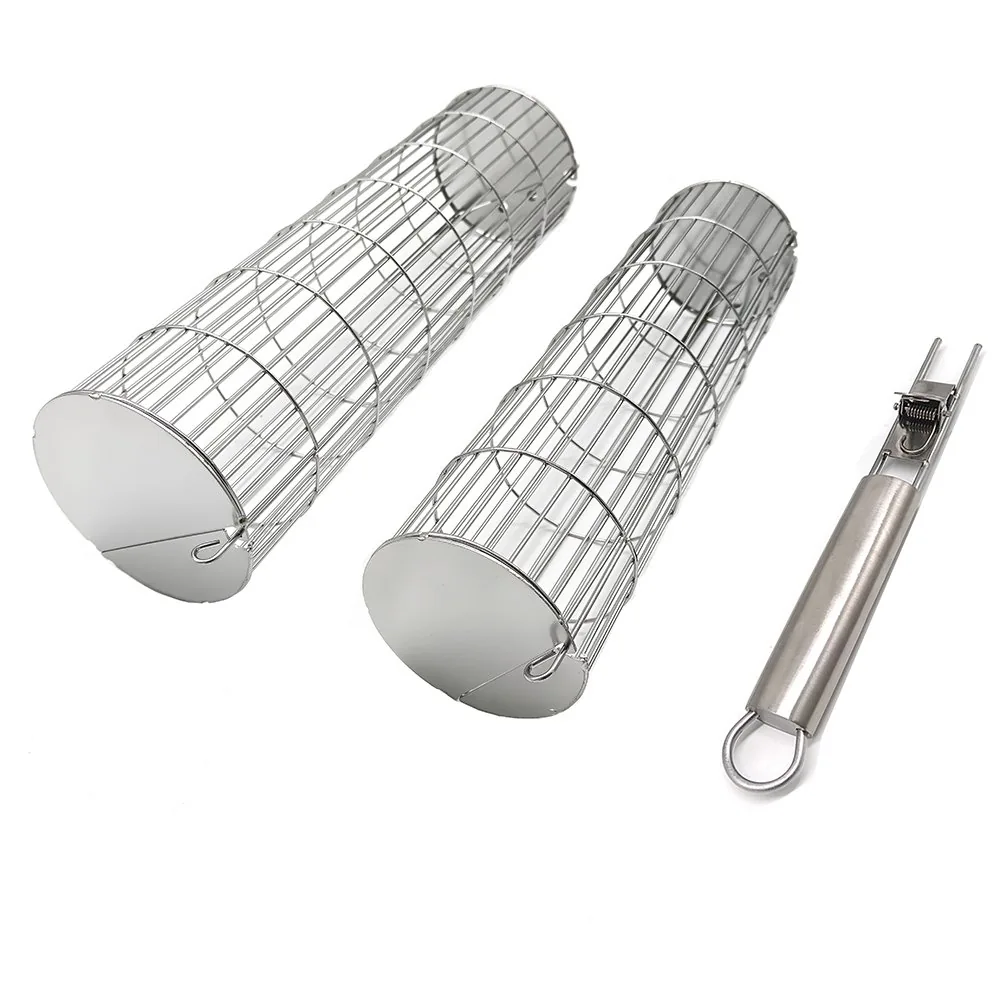 Stainless Steel Rolling Grill Baskets wholesale product image 3