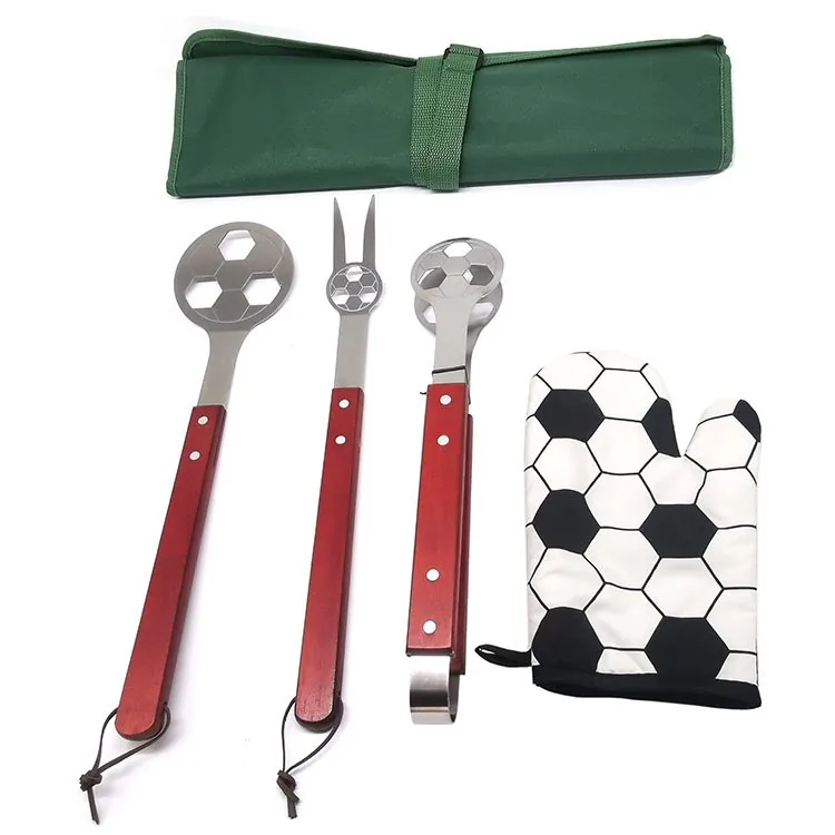 Set di utensili per barbecue da 4 pezzi - immagine 3